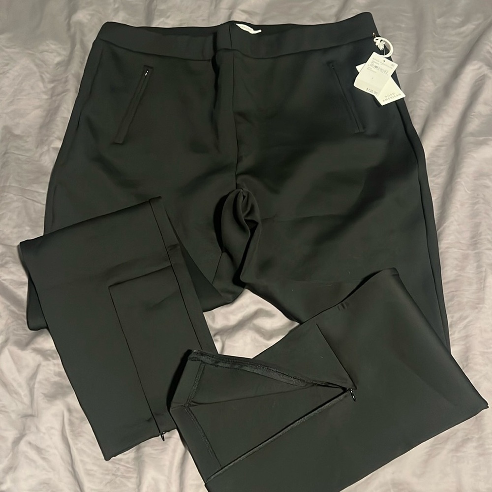 NWT Good American black dress pants 6 2x 3x